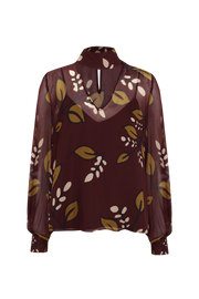 Francesca Blouse Nocturno Burgundy